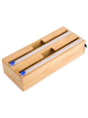 Core Kitchen Bamboo Foil and Plastic Wrap Organizier